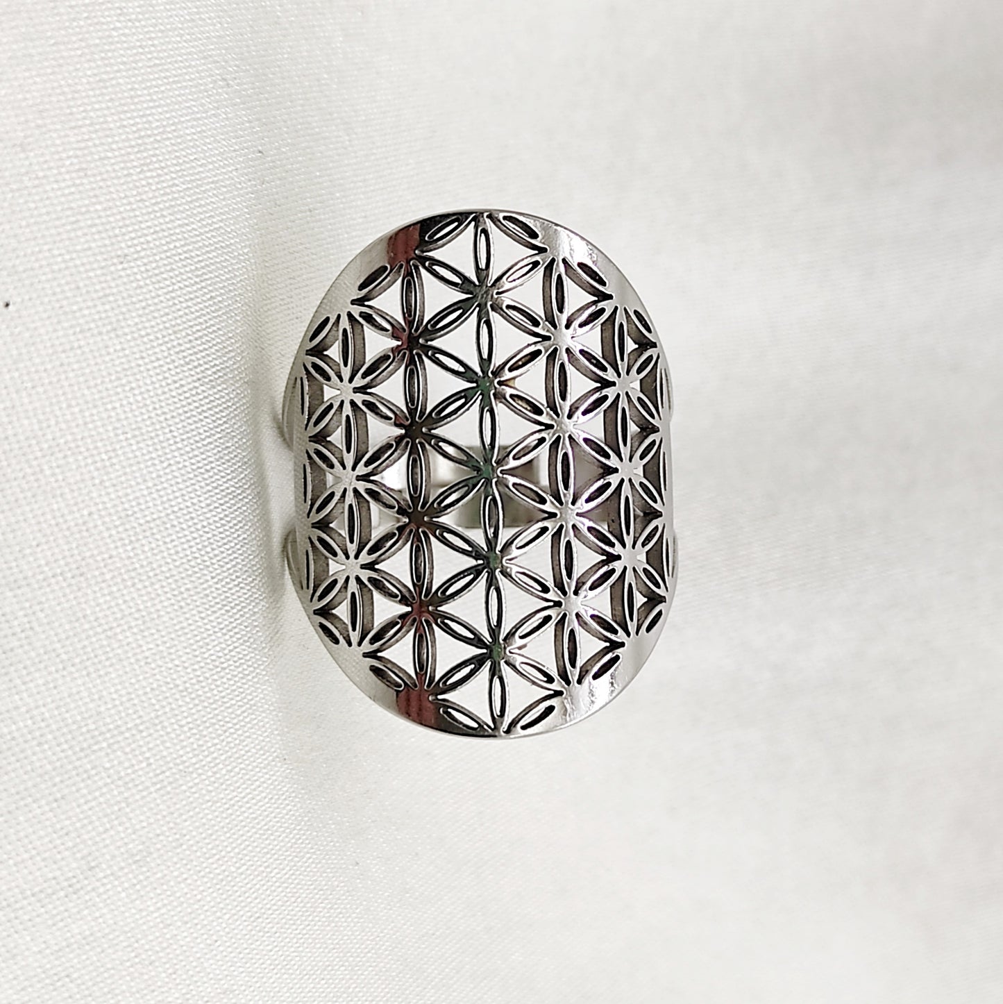 Bague Fleur de Vie - Géométrie sacrée