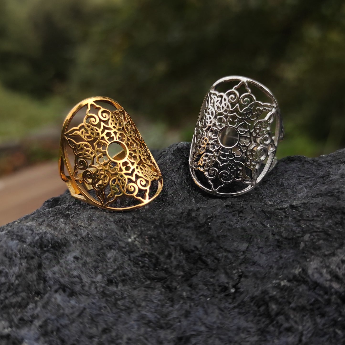 Bague florale