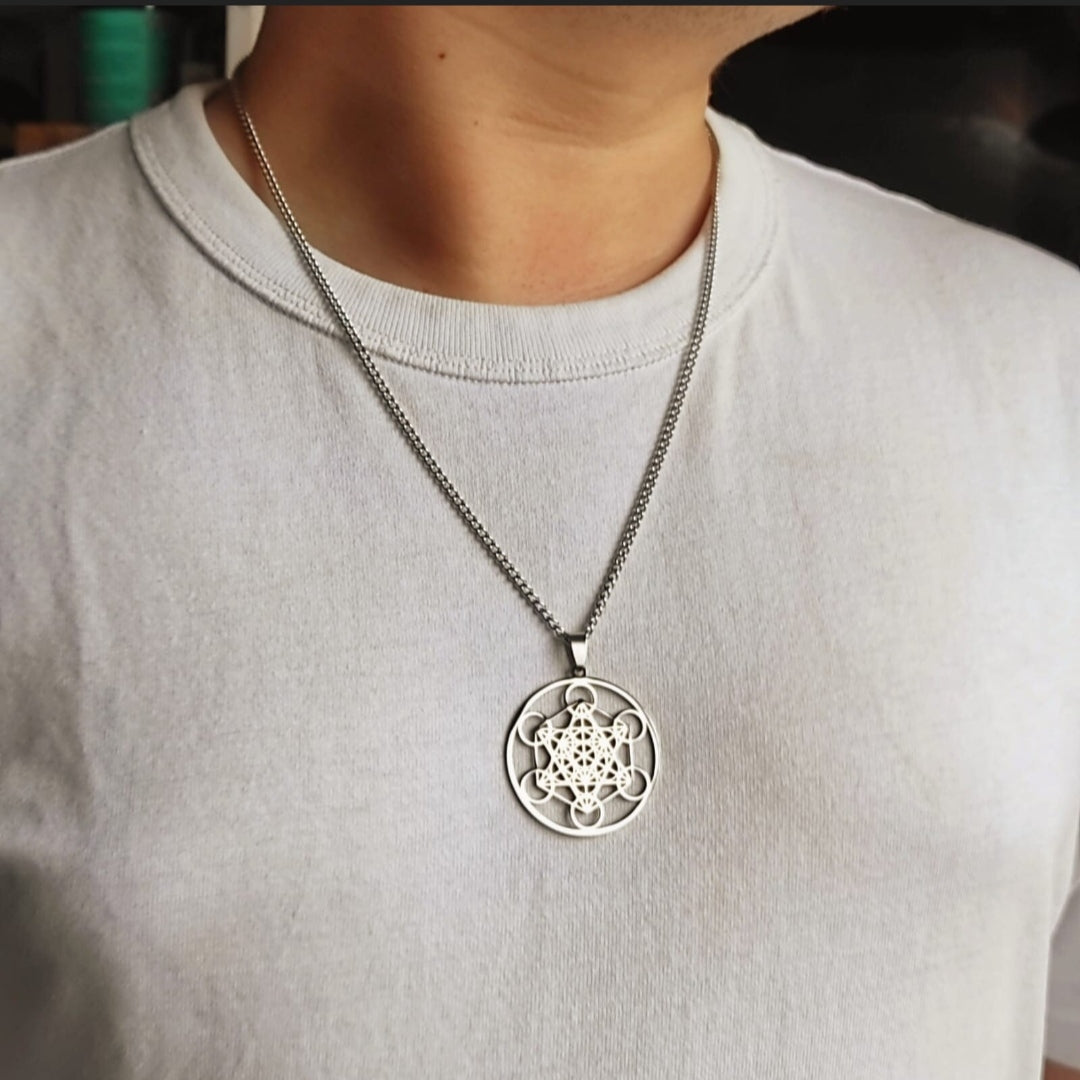 Collier seau de Metatron - symbole sacré - Géométrie sacrée