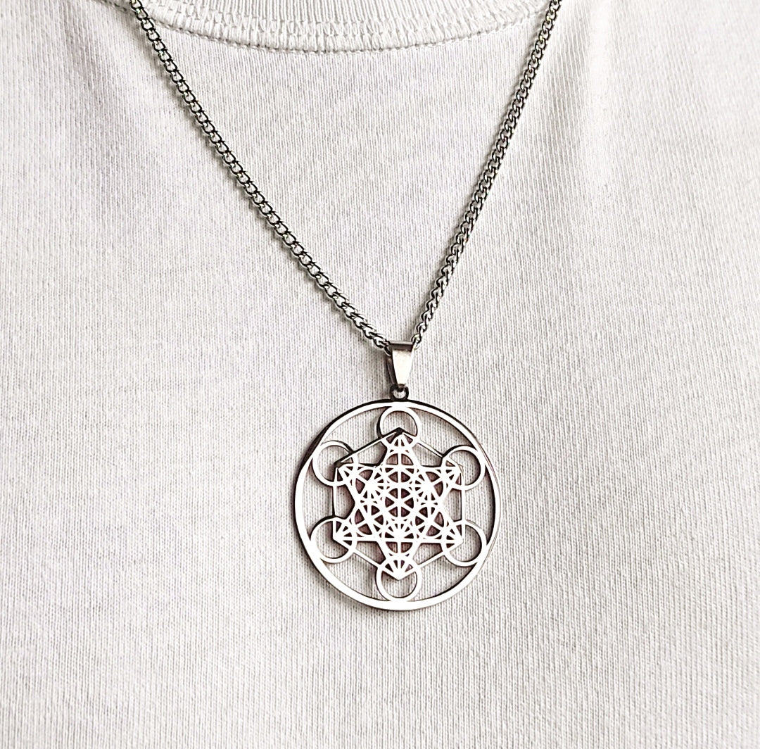 Collier seau de Metatron - symbole sacré - Géométrie sacrée