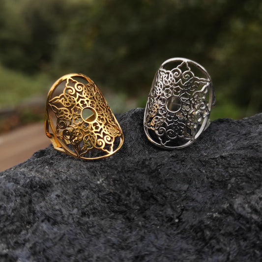 Bague florale