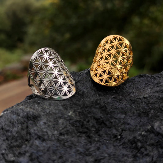 Bague Fleur de Vie - Géométrie sacrée
