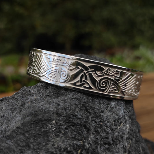 Bracelet jonc celtique, entrelacs Celtes