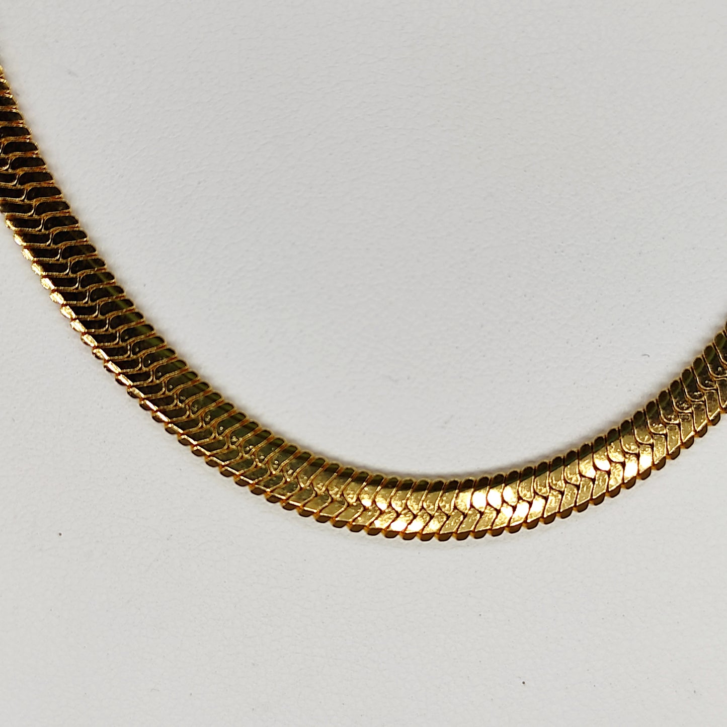 Collier - Chaîne Serpent plate acier inoxydable en doré ou argenté 3MM 4MM 5MM
